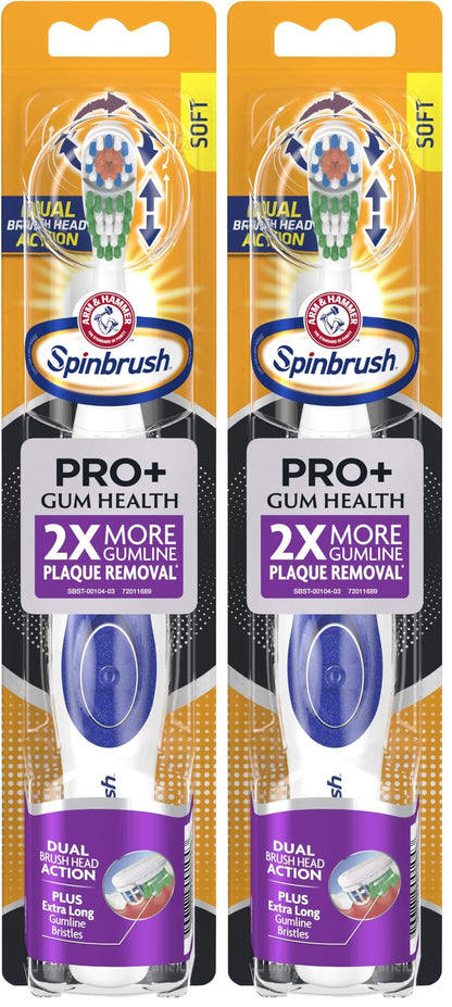 Spinbrush PRO+ Gum Health Powered Toothbrush, 1 count