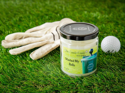 Clean Golf Ball Scented Candle – The Candle Daddy Goes Golfing, 6 Ounce Jar, 40 Hour Burn