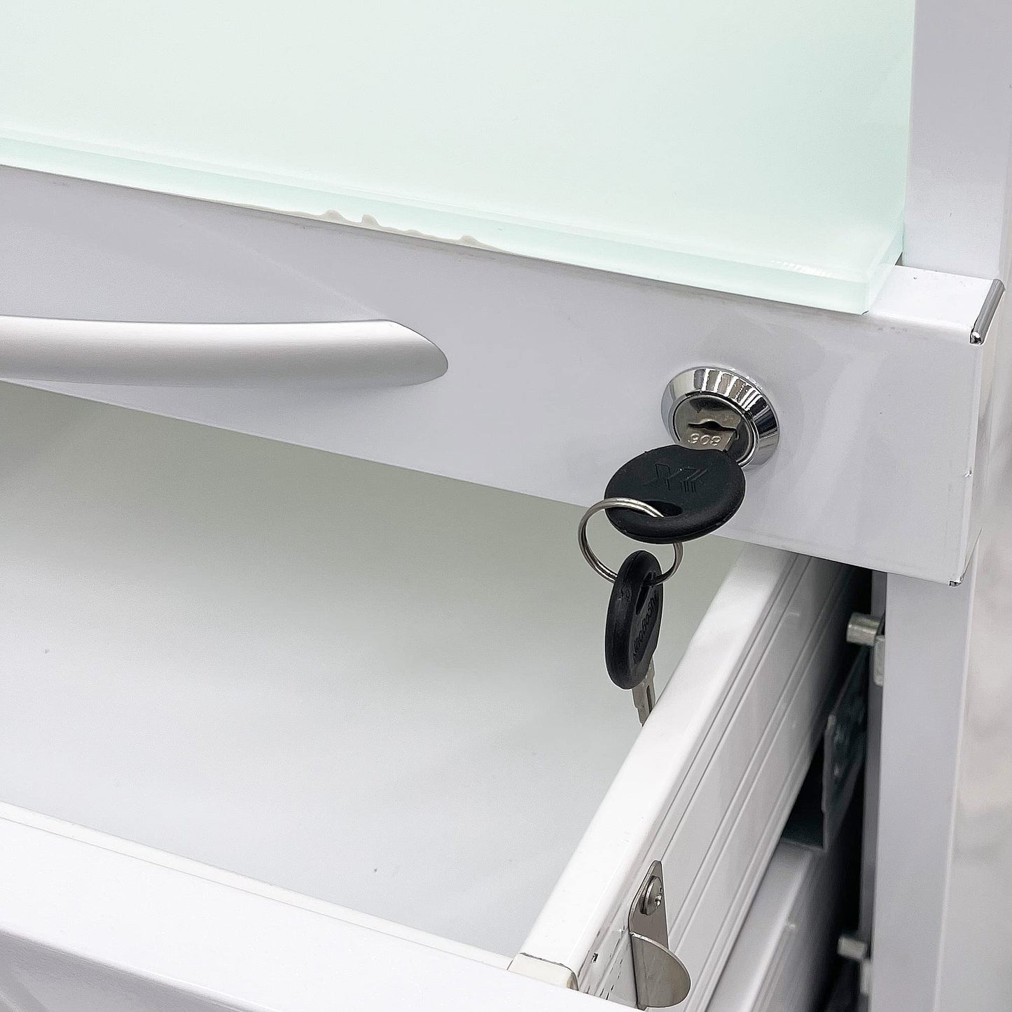 EQCOTWEA Vertical Mobile Dental Cart with Lock 5-Drawer Stainless Steel Medical Storage Cabinet on Rolling Wheels with Brakes Portable Utility Cart for Dental Assistant Hospital Clinic Office Home Use
