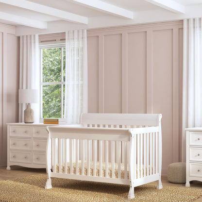 DaVinci Kalani 4-in-1 Convertible Crib in White, Greenguard Gold Certified