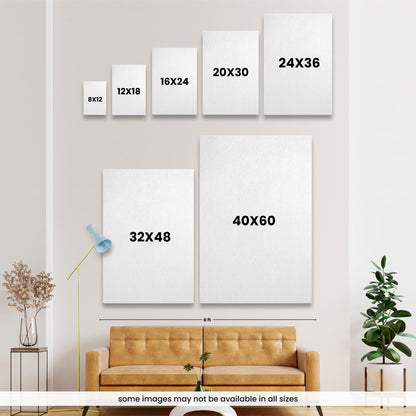 CANVAS ON DEMAND A Forest of Aspen and Maple Trees in the Wasatch Mountains, Utah Canvas Wall Art Print, Home Decor, Season, United States Artwork,40" x60in