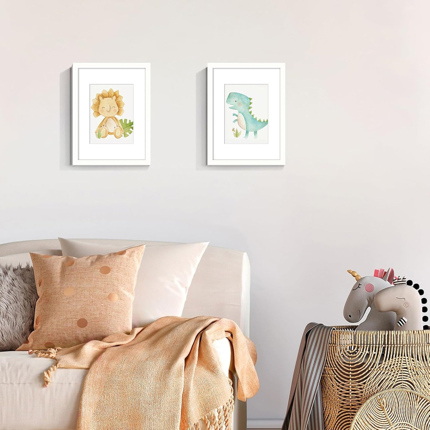 Upsimples 9x12 Picture Frame - Versatile Display for 6x8 Photos with Mat or 9x12 Without | White, 1 Pack