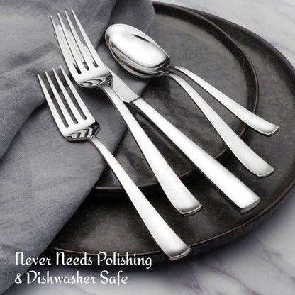 Mikasa Barrett 18.10 45 Piece Stainless Steel Cutlery Set, Service For 8