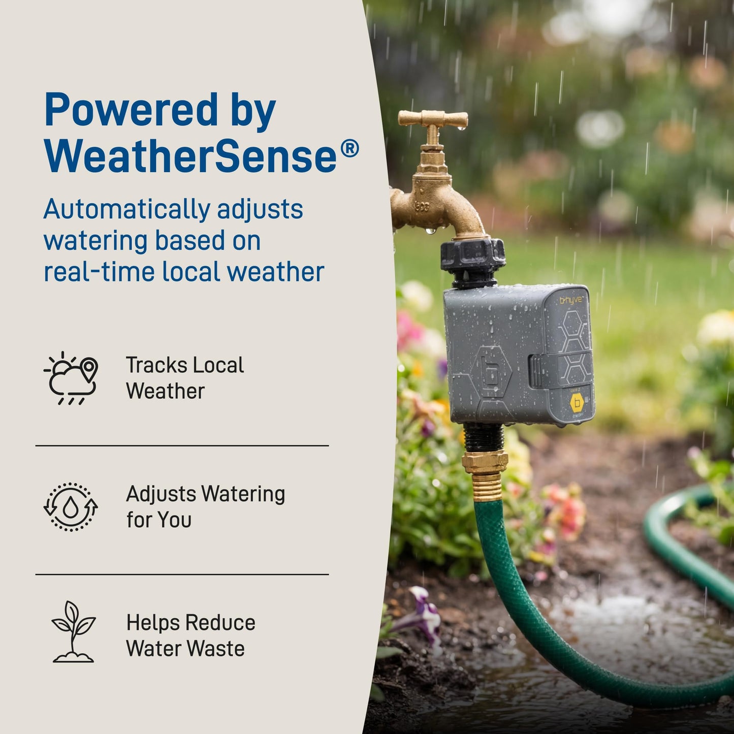Orbit B-hyve Gen 2 Smart Hose Watering Timer with Wi-Fi Hub - Smart Hose Watering Timer - Wi-Fi System - App Controlled - Weatherproof AA Battery Powered - 90204