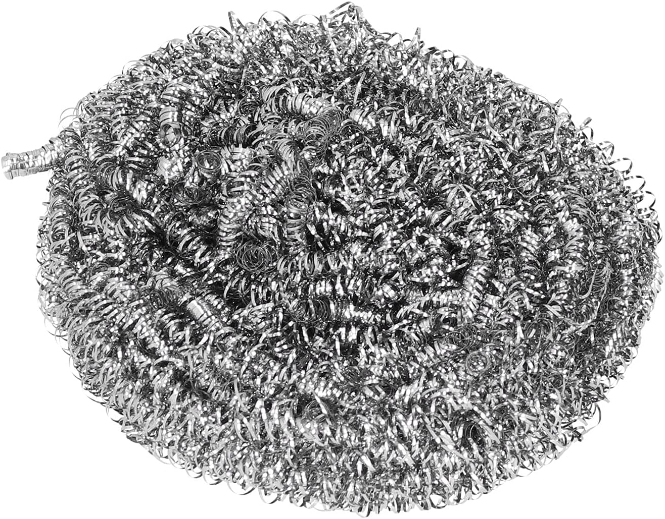 Stainless Steel Scourers, Wire Spiral Design Kettle Descalers, Limescale Ball for Kitchen Restaurants Camping