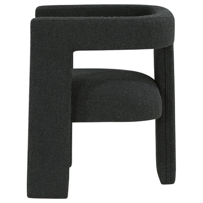Coaster Home Furnishings Petra Boucle Upholstered Accent Side Chair Black 902882