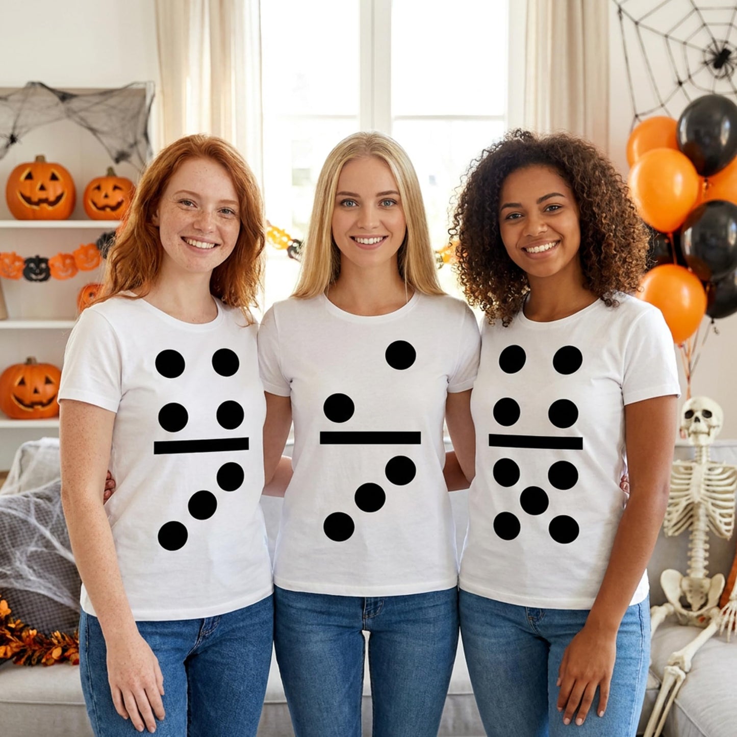 Iceyyyy 150 Pcs Halloween Felt Costume Stickers, Large Adhesive Circles and Strips for Clothes, Black Self Adhesive Felt Costume Accessiores for Crafts DIY Group Halloween Outfit