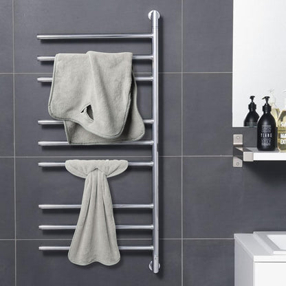 8Pcs R HORSE Hanging Hand Towel with Loop, Grey Absorbent Coral Fleece Bathroom Hand Towel, Soft Thick Dish Cloth