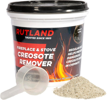 Rutland Creosote Remover, 2 lb Tub, Fireplace, Wood Stove & Chimney Cleaner