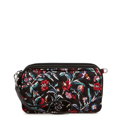 Vera Bradley Cotton All in One Crossbody Purse with RFID Protection