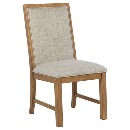Coaster Home Furnishings Bruner Upholstered Dining Side Chair Brown 109102 (Set of 2)