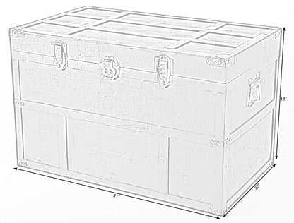 Vintiquewise(TM) Old Cedar Style Large Chest