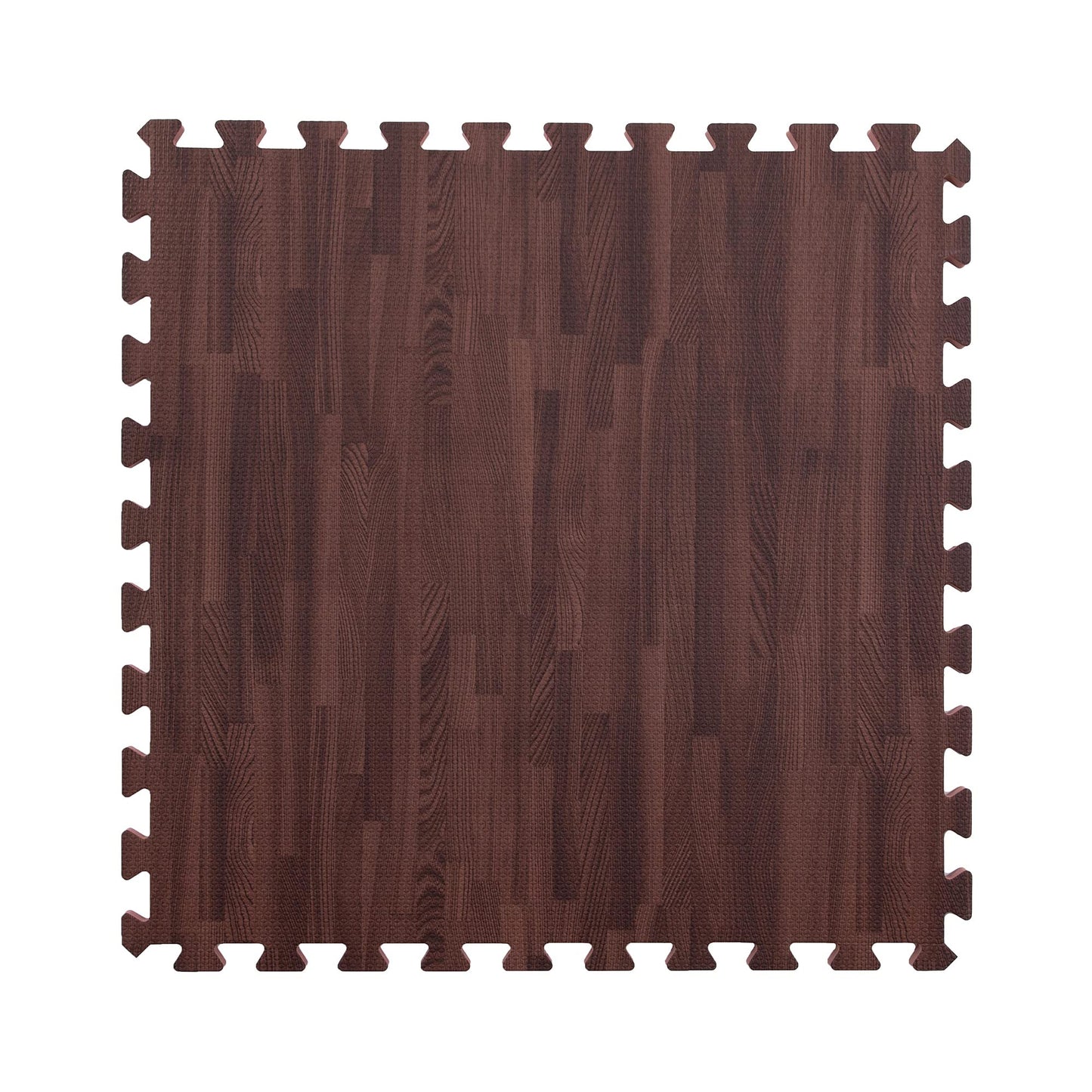 IncStores Premium Soft Wood Print Foam Flooring Tiles | Interlocking Foam Tiles for Home, Gym, Training and Yoga | 5/8" - Cherry, 144 Square Feet