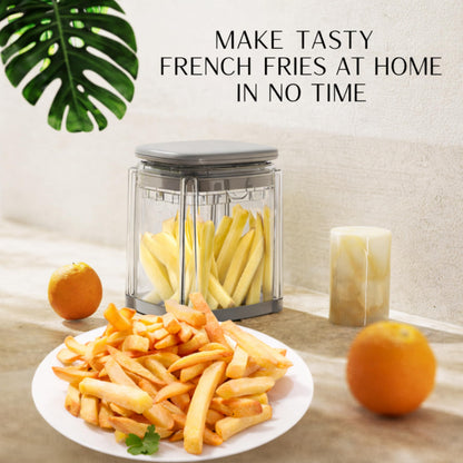 Brieftons PerfectCut Vegetable Chopper: 4-Blade Veggie Dicer Fruit Slicer, Potato French Fry Cutter, Wedge Cutter, Onion Chopper, Egg Slicer with 5 Recipe Ebooks, Safe to Use, Easy to Clean & Store