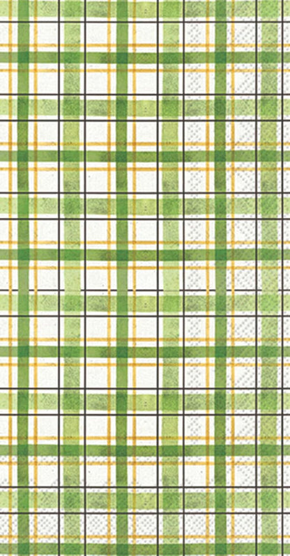 3-Ply 8.25" 4.5", 16-Count IHR Ideal Home Range Dinner Napkins Disposable Paper Hand Towels, x Lucky Cuties Plaid
