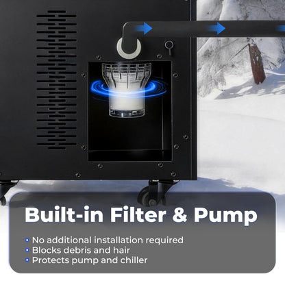 Ice Bath Chiller for Cold Plunge,1/3 HP Ice Bath Chiller with Household Submersible Water Pump,Insulation pipe, Ideal for Cold Bath Plunge Tub