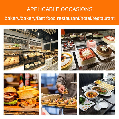 FUDUOSHUNYI Commercial Bakery Rack Stainless Steel Bun Pan Sheet Rack with Brake Casters, Kitchen Restaurant Cafeteria Bakers Rack Heavy Duty Dough Pizza Baking Tray Racks Storage Cooling Rack