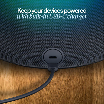 BLUEAIR Purifier for Bedroom - Mini Restful - Sunrise Clock with HEPASilent Filtration and Wake Up Light - Cleans Air and Supports Circadian Rhythm - USB-C and App Connectivity