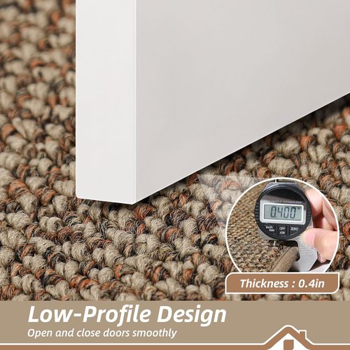 BEQHAUSE Dirt Trapper Door Mat - Non-Slip, Washable, Absorbent 32" x 48" Beige Entrance Mat