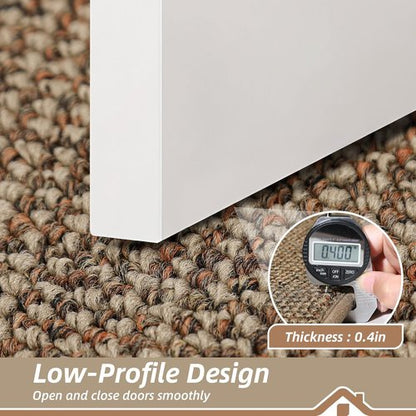 BEQHAUSE Dirt Trapper Door Mat - Non-Slip, Washable, Absorbent 32" x 48" Beige Entrance Mat