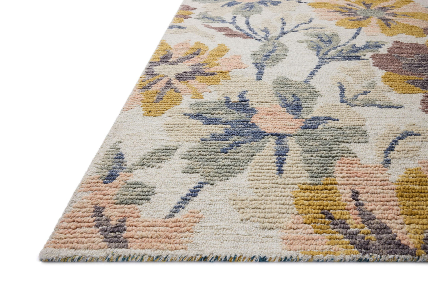 Loloi Tilly Collection TIL-03 Bone/Multi 7'-9" x 9'-9" Area Rug