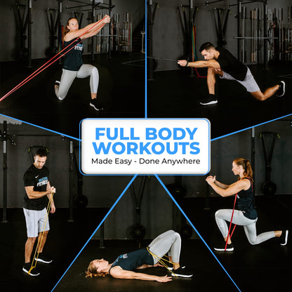 Pull Up Assistance Resistance Bands - Long Loop Power Bands for Men and Women - Strength Power Flexibility Training at Home & Gym - Ebooks & Workout Chart Included by Iron Core Fitness