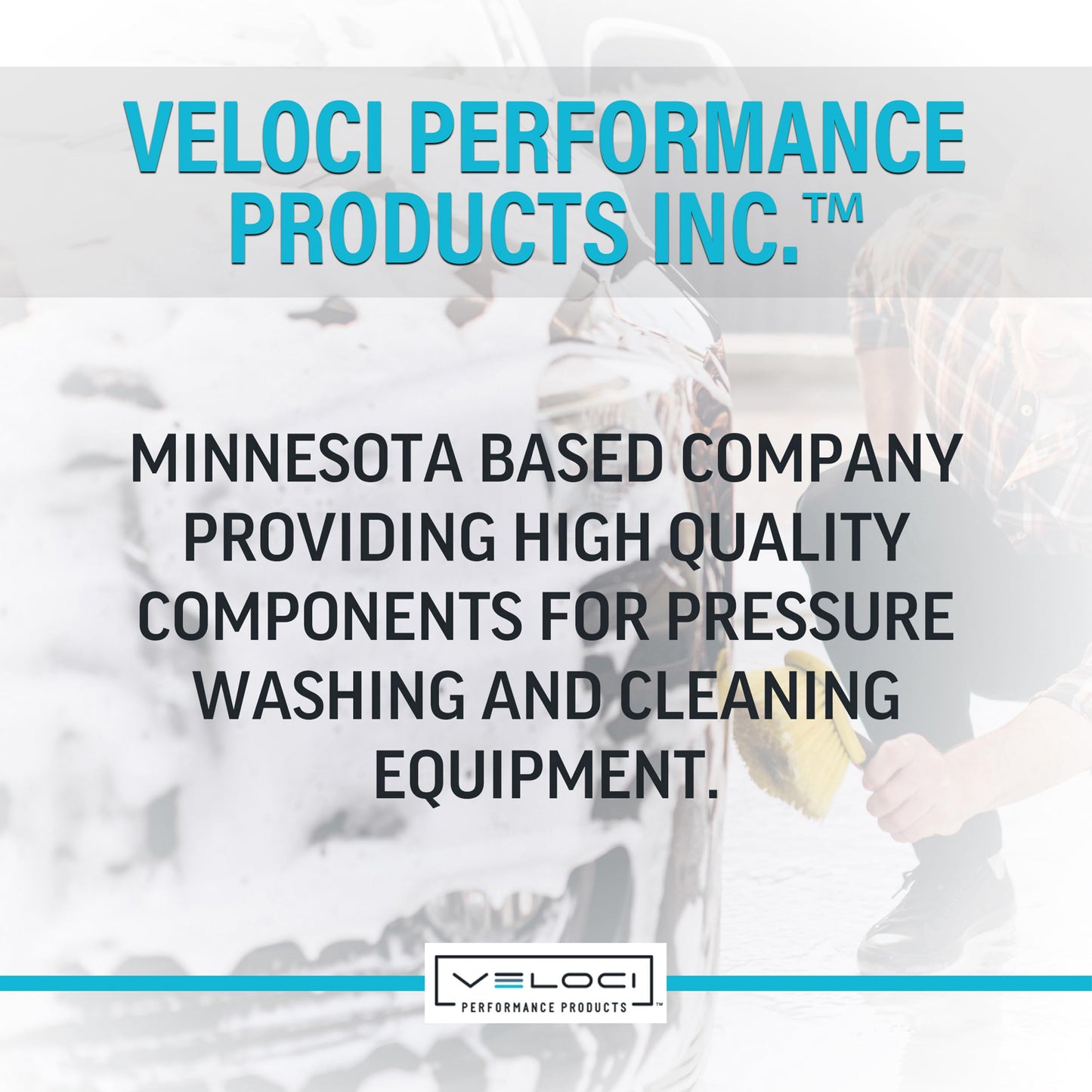 Veloci Performance HydroJet Pressure Washer Surface Cleaner Attachment with Gun for Driveways, Concrete, Patios, Commercial-Grade, 22.2001, 21”