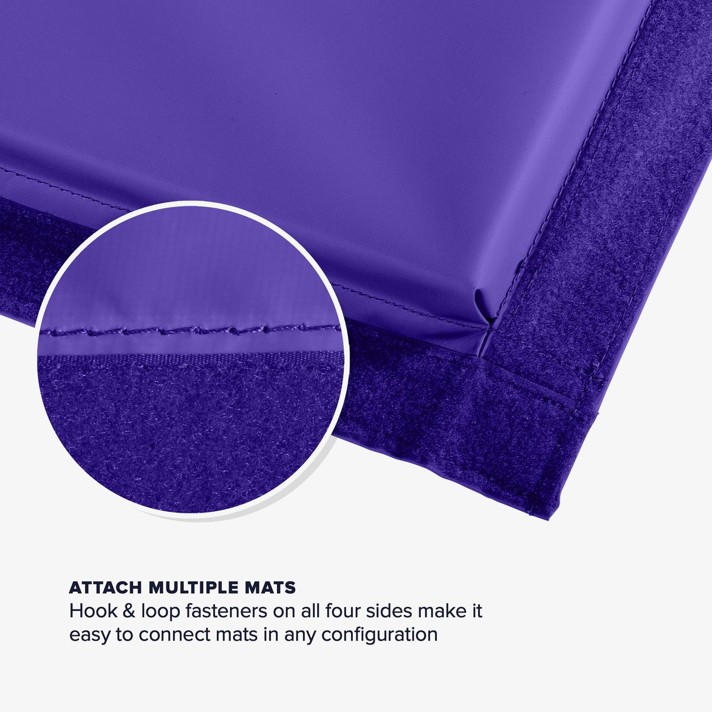 We Sell Mats Gymnastics Mat, Folding Tumbling Mat, Portable with Hook & Loop Fasteners