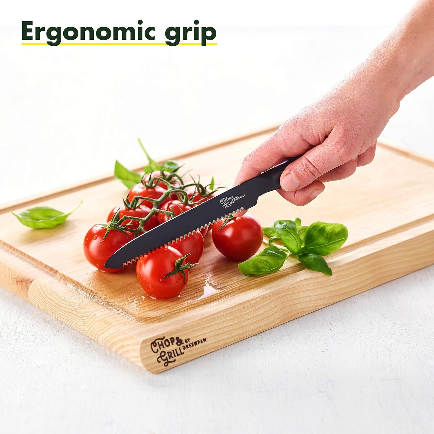GreenPan Chop & Grill Serrated Utility Knife