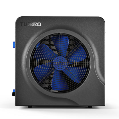 TURBRO 18,000 BTU Swimming Pool Heat Pump, Electric Pool Heater for Above-Ground Pools and Spas up to 6,000 Gallons, Titanium Heat Exchanger, 5.5 COP, IPX4-Waterproof, 110-120V, Manatee M18