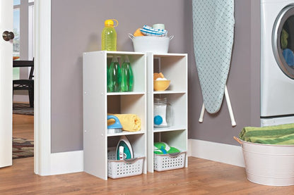 ClosetMaid 8953 Stackable Vertical Organizer, 31.5" H x 12.01" W x 11.61" D, White