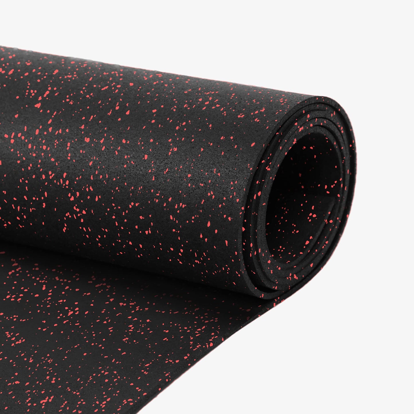 Flooring Inc 1/4" Tough Rubber Flooring Roll | Flexible Recycled Rubber Gym Floor Mats for Home Gym | Heavy Duty Rubber Mat for Home Gyms, Sheds, Horse Stall Mat or Trailer | 5-4’x10’ | Bright Red