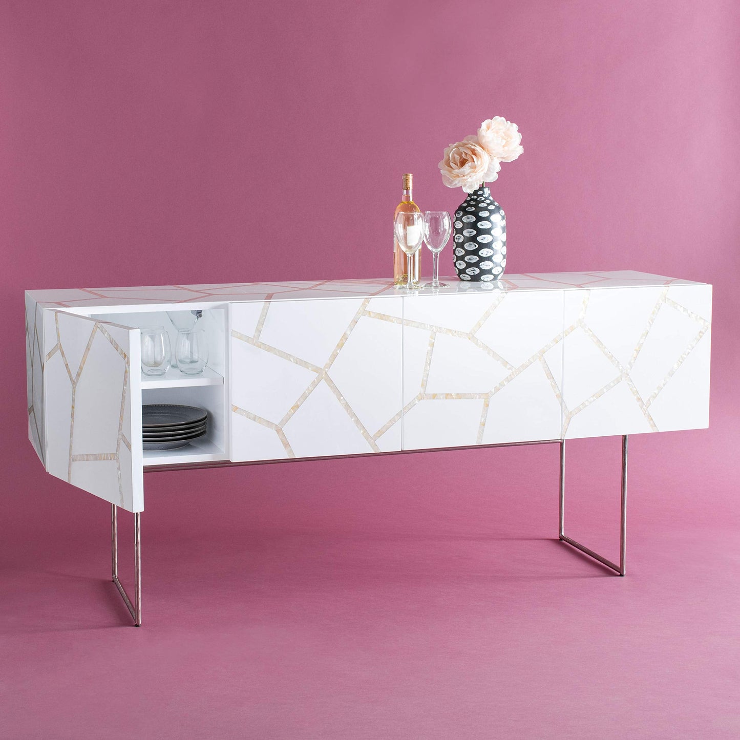 SAFAVIEH Couture Collection Ashley Mother of Pearl Buffet