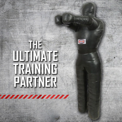 Combat Sports Legged Grappling Dummy – 35 to 140 lb Nylon Training Partner for MMA, Jiu-Jitsu, Wrestling, Takedowns, Throws, Submissions & Striking (New & Improved, 70 lbs)