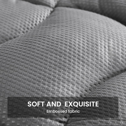 SLEEP ZONE Extra Long Twin Cooling Mattress Topper for College Dorm, Premium Zoned Cool Mattress Pad Cover