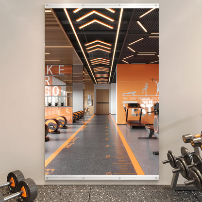 ROOMTEC Home Gym Mirror, 72"x 48"-1 PCS Frameless Gym Mirrors for Home Gym, Large Full Body Tempered Glass Wall Mounted Mirror for Yoga Room, Dance Studio, Workout Room