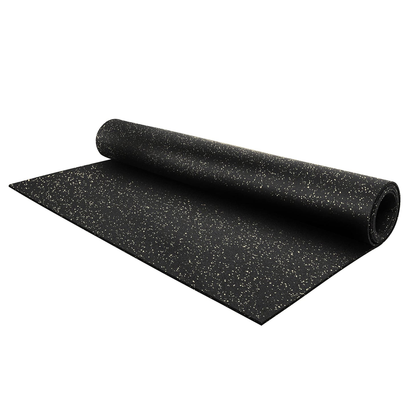 Flooring Inc 1/4" Tough Rubber Flooring Roll | Flexible Recycled Rubber Gym Floor Mats for Home Gym | Heavy Duty Rubber Mat for Home Gyms, Sheds, Horse Stall Mat or Trailer | 5-4’x10’ | Eggshell