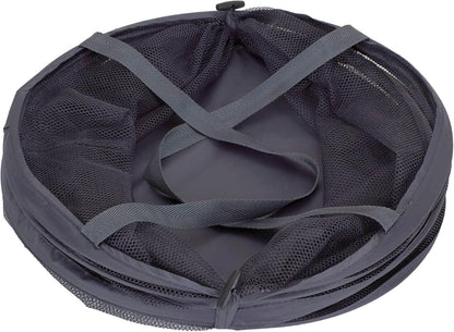 Household Essentials 2027-1 Pop-Up Collapsible Mesh Laundry Hamper in Charcoal