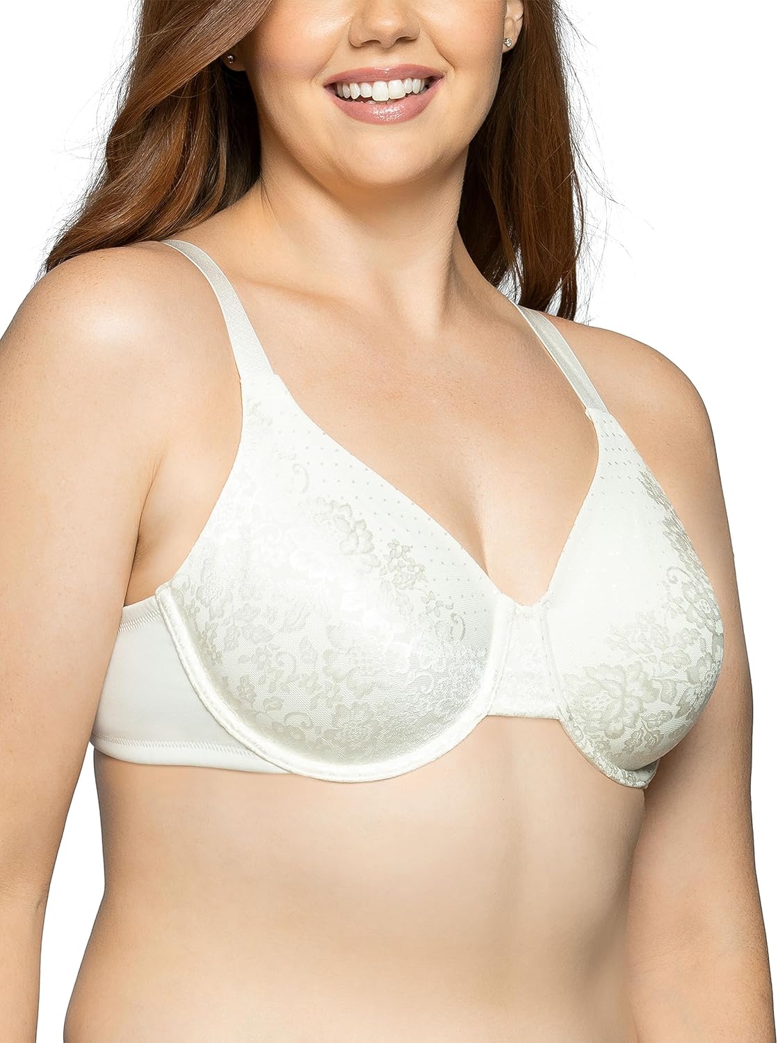 Vanity Fair Women's Beauty Back Smoothing Minimizer Bra, Minimizes Bust Line up to 1.5", Non Padded Cups up to H