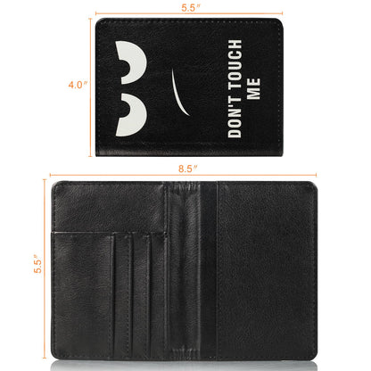 UUcovers Passport Holder Cover Case PU Leather RFID Blocking Card Pockets Holder Cute Luggage Magnetic Wallet Passport Holder Case for travel Women Men, Don't Touch
