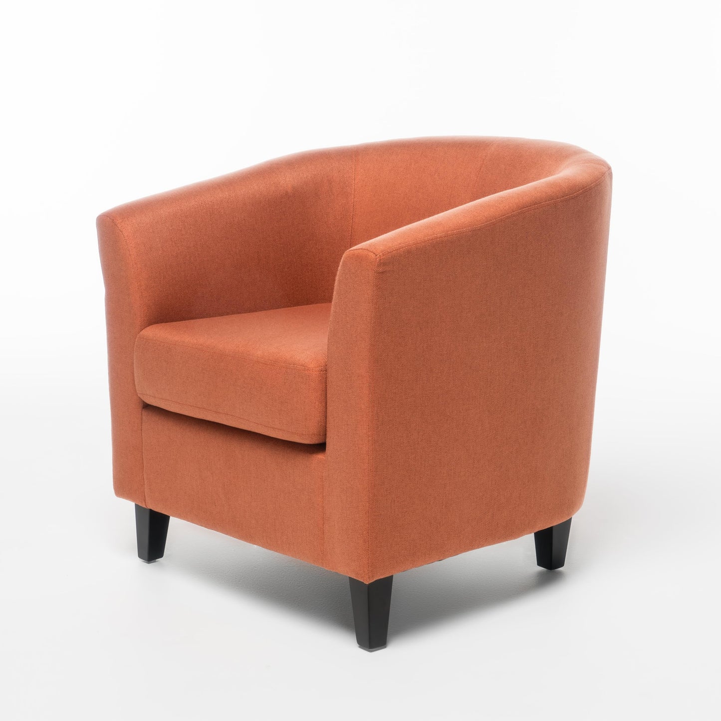 Christopher Knight Home Club Chair Accent Armchair for Living Room Bedroom and Office 30 Inch Deep Modern Lounge Seating, Orange
