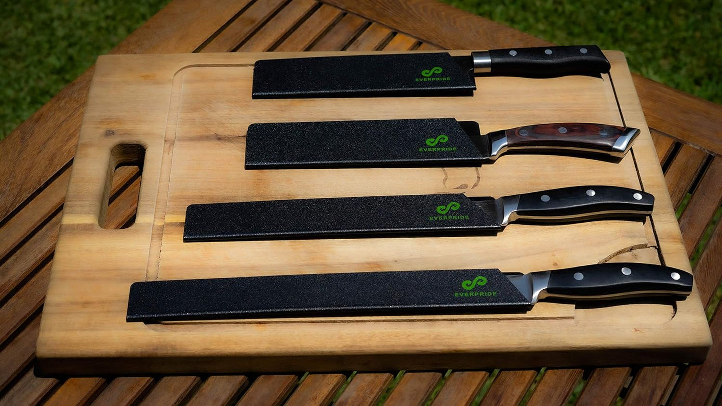 EVERPRIDE Chef Knife Sheath Set, 6-Piece Universal Blade Edge Cover Guards for Kitchen Knives