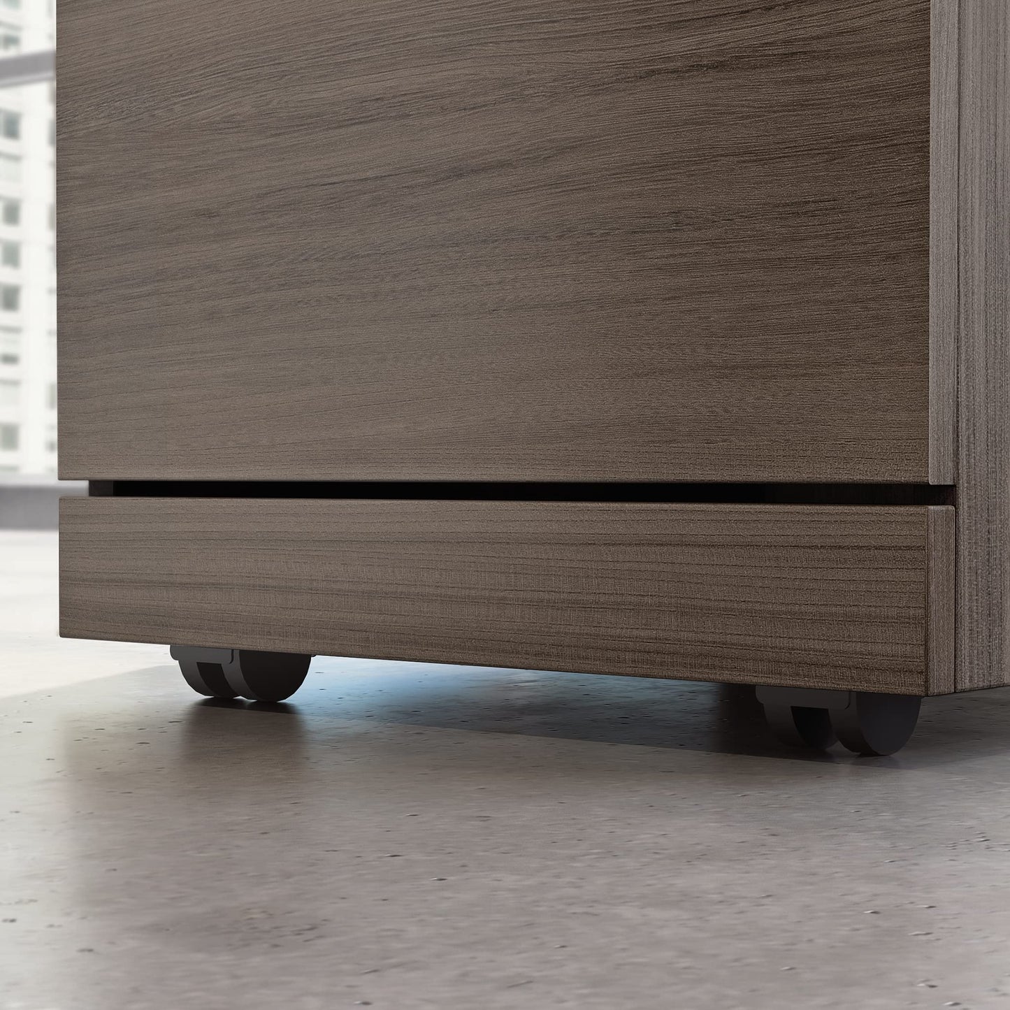Sauder Affirm 2 Drawer Mobile File, Hudson Elm Finish