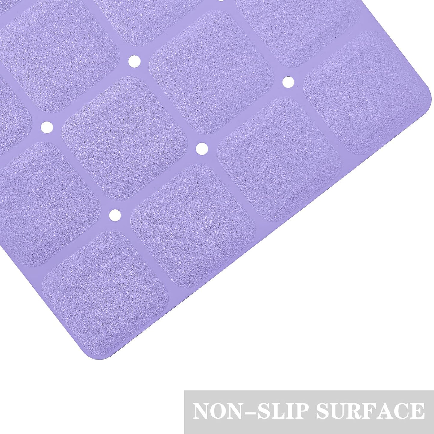 28-inch 14-inch) Webos Foldable Non Slip Silicon Bath Mat Bathtub mat Shower mats no Suction Cups for Textured Tub