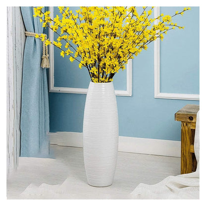 Sculpture Vase Vase Floor Ceramic Handcrafted Gifts Decoration Porch Living Room Flower Arrangement 60cm13cm13cm Crafts