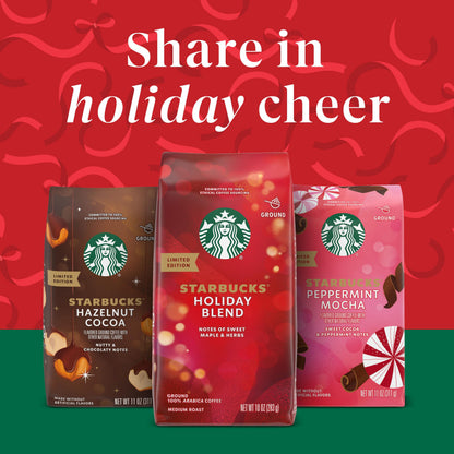 Starbucks Hazelnut Cocoa Flavored Ground Coffee, 100% Arabica, 17 oz