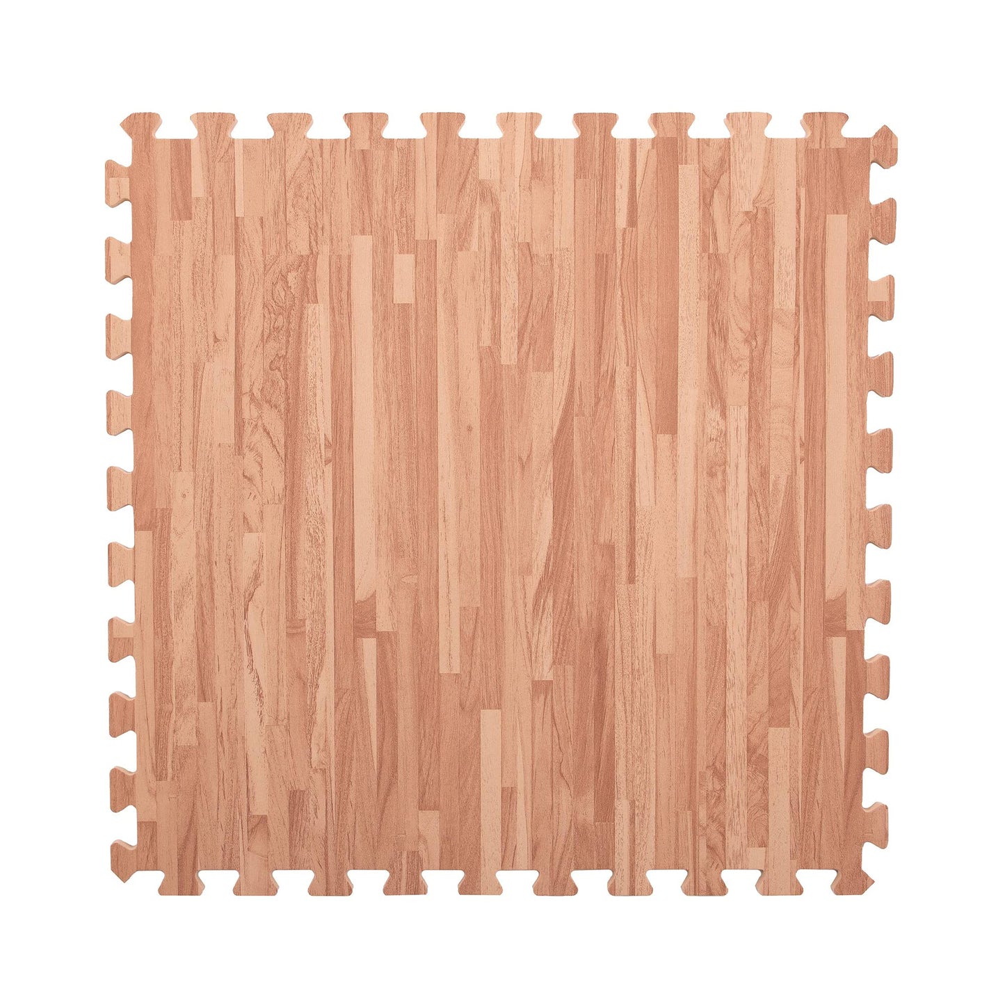 IncStores Premium Soft Wood Print Foam Flooring Tiles | Interlocking Foam Tiles for Home, Gym, Training and Yoga | 5/8" - Textured Maple, 144 Square Feet