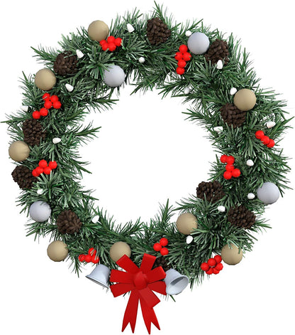 40 Pieces Hanging Round Wreaths Paper Round Christmas Hanging Ornaments Decorations with Twine for Wedding DIY Craft Festival Christmas Valentine's Day Decoration