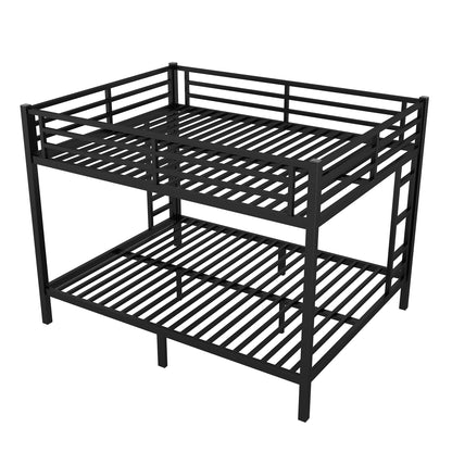 Bellemave Queen Over Queen Bunk Bed for Adults, Teens