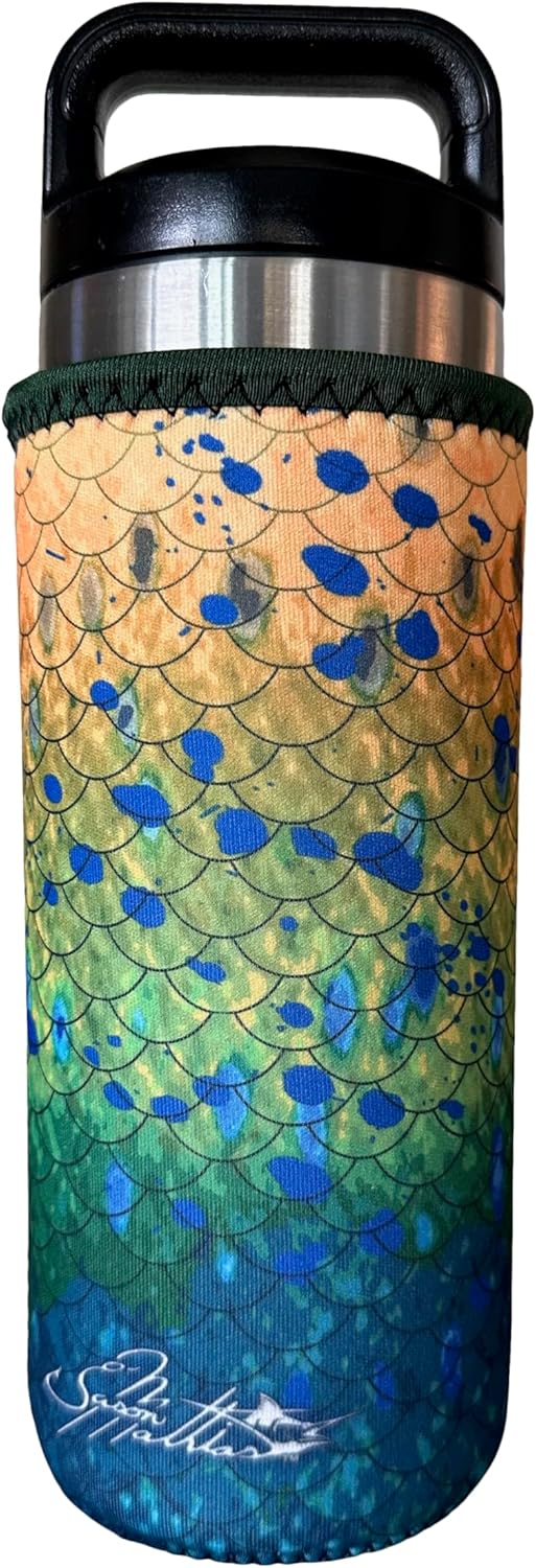 24-30 oz Koverz Neoprene Water Bottle Insulator Cooler Coolie - Mahi by Jason Mathias